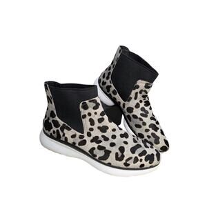 COLE HAAN Zerogrand Chelsea Ocelot Haircalf Sneaker Boot size 8 # Box 54